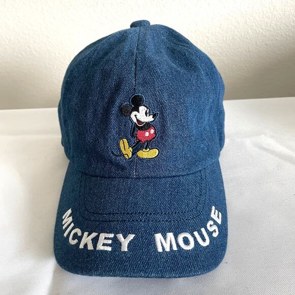 Tokyo Disney resort Mickey Mouse Kids Denim Baseball Cap Hat Size 54cm - Picture 2 of 7